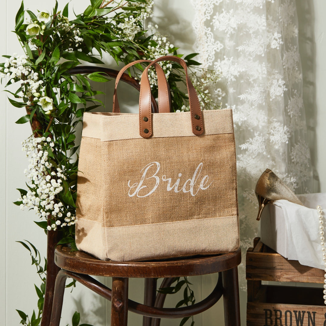 Bride Studio Jute Tote Shopper Bag
