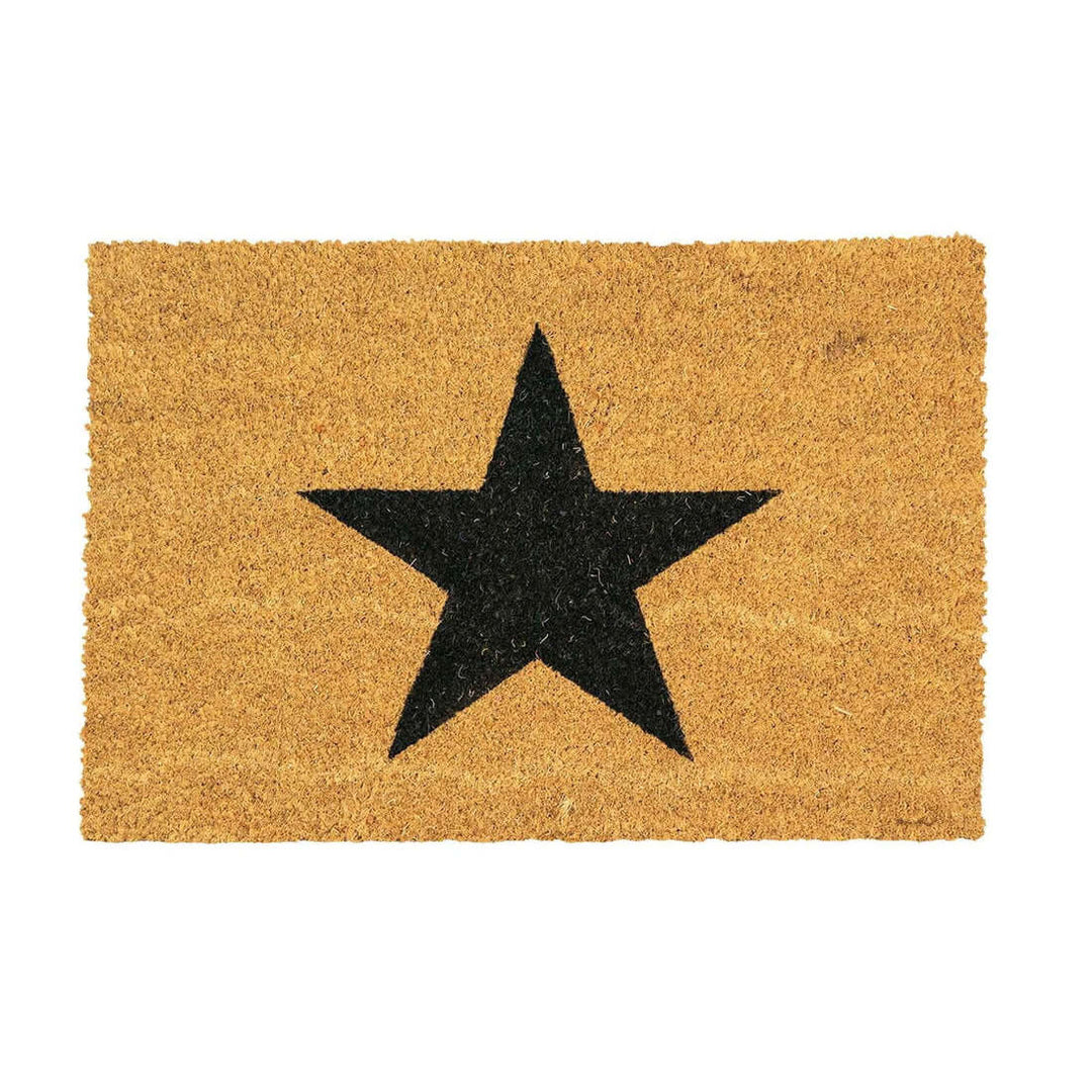 Coir Door Mat - Star