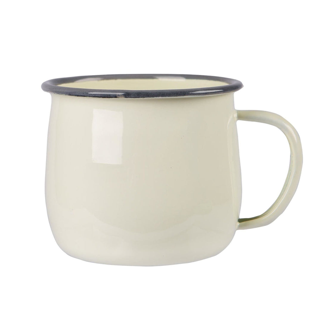 Enamel Rounded Mug - Cream
