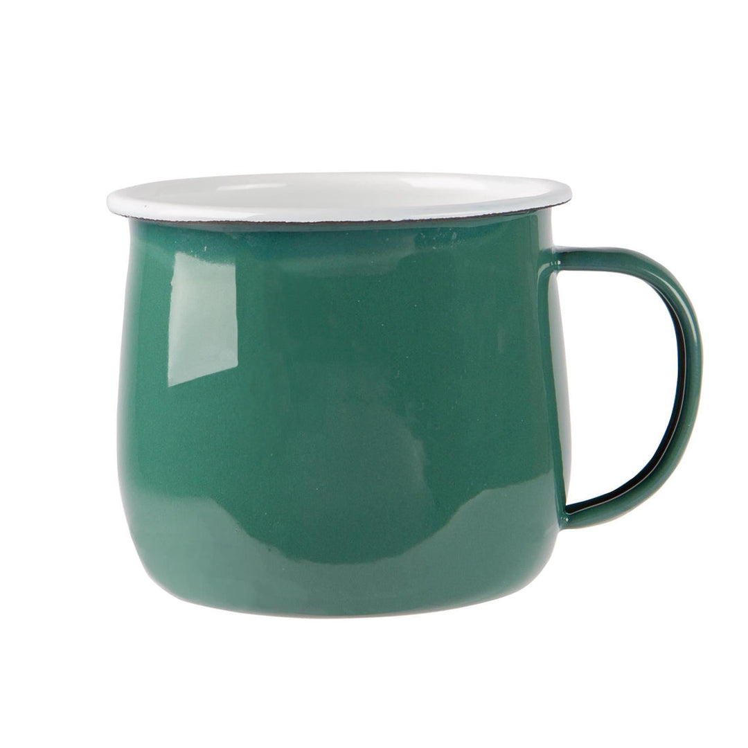 Enamel Rounded Mug - Green