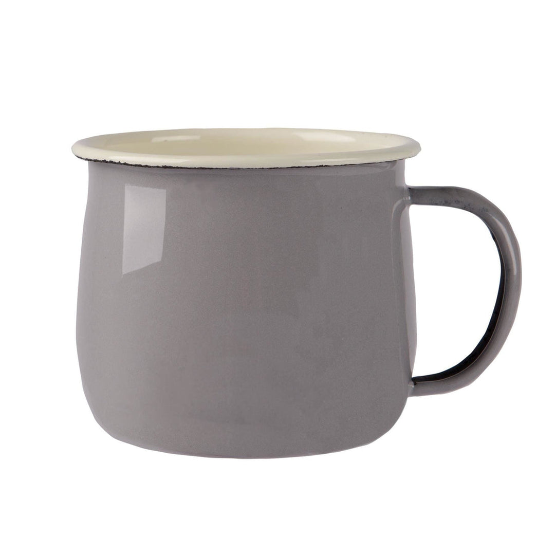 Enamel Rounded Mug - Grey