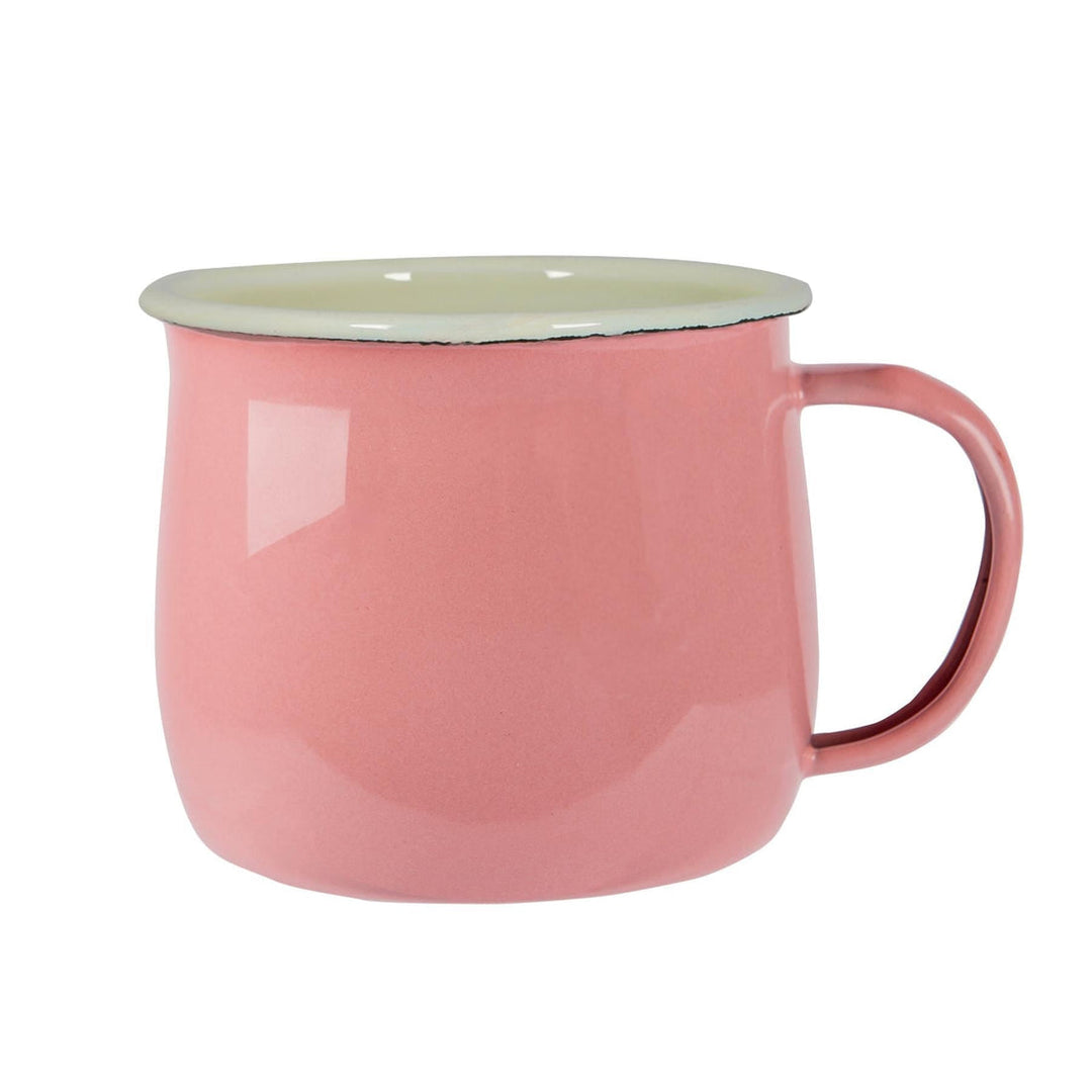 Enamel Rounded Mug - Pink