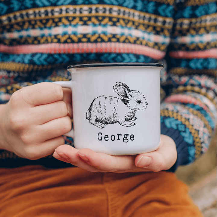 Easter Rabbit Ceramic Mug