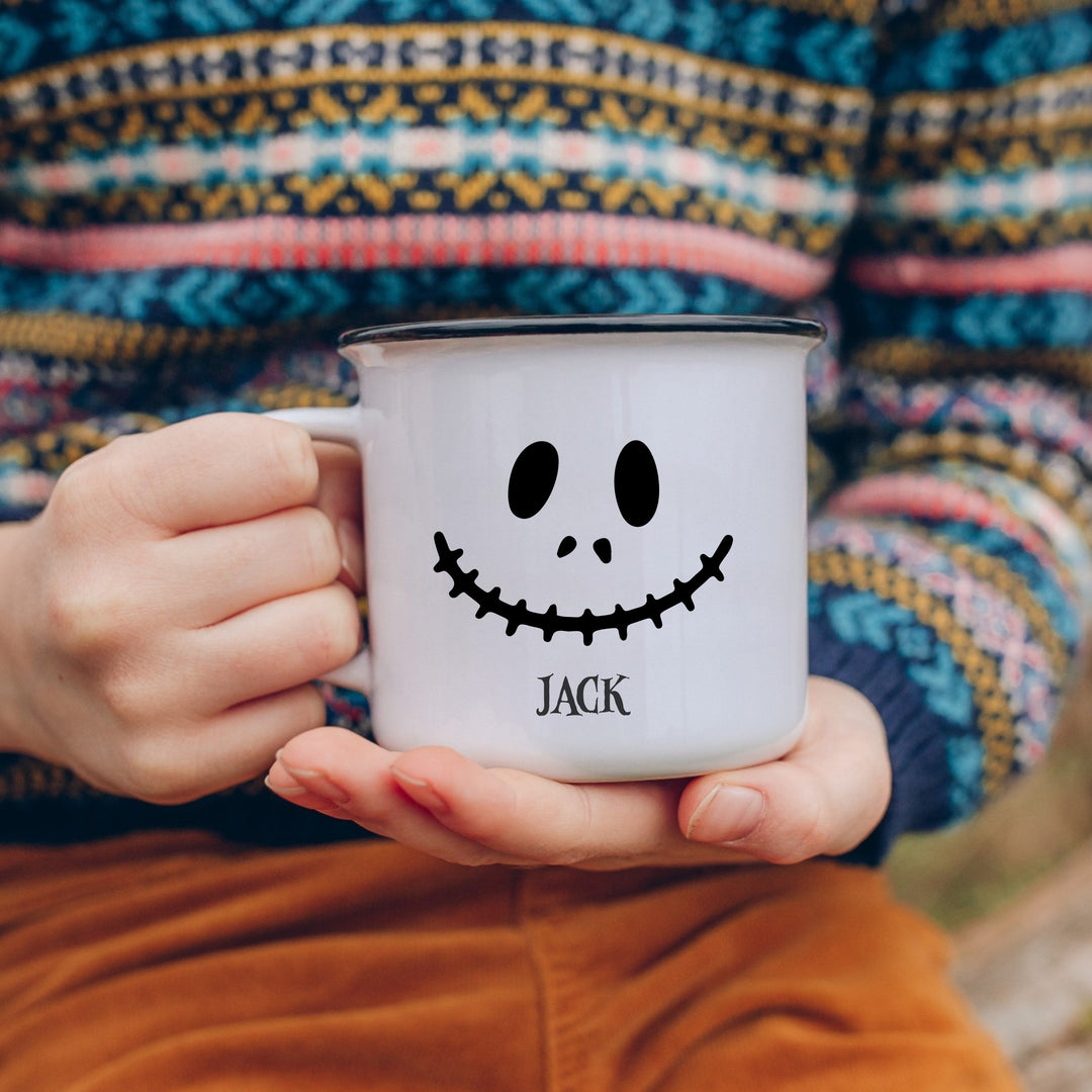 Personalised Halloween Mug - Pumpkin Face