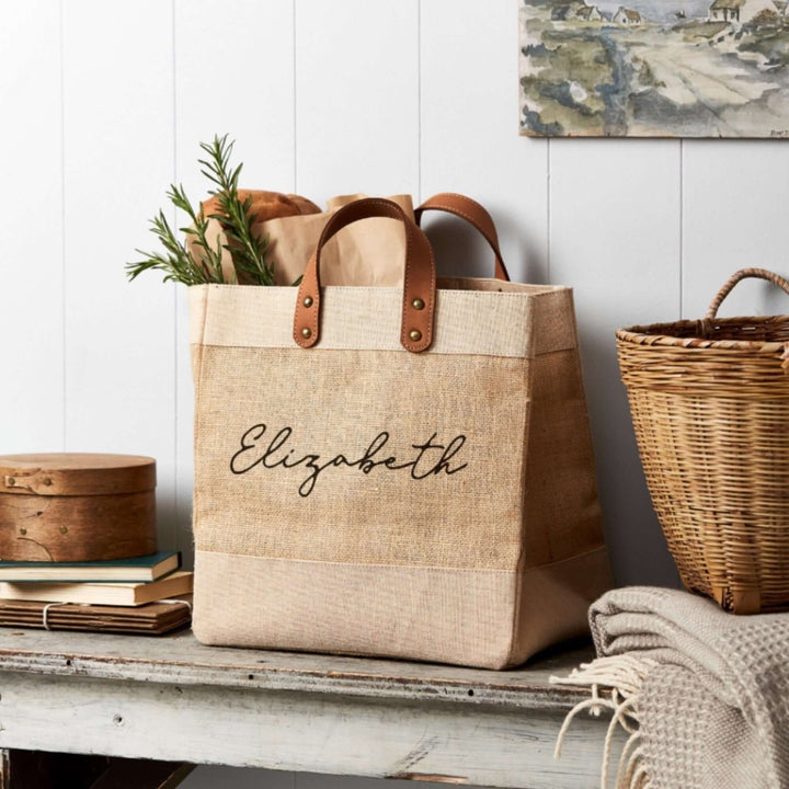 Personalised Studio Jute Tote Bag