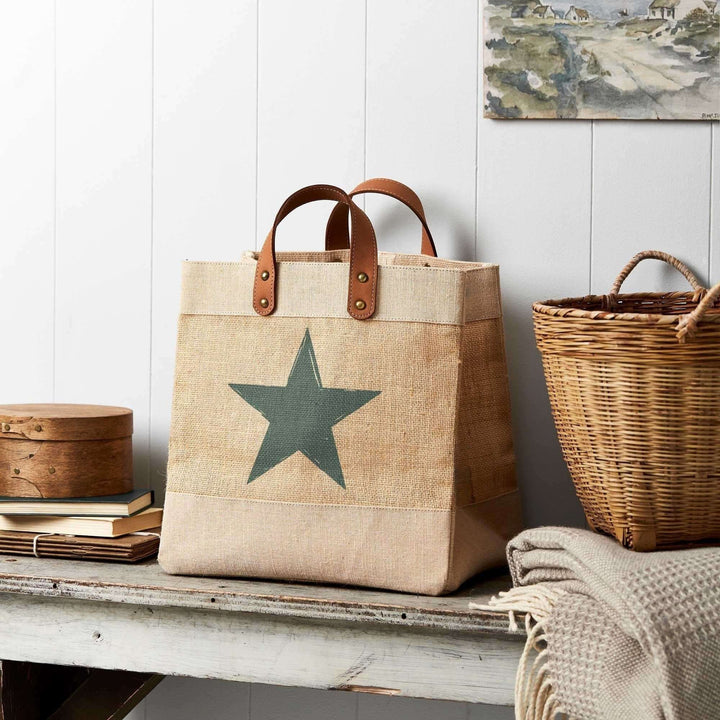 Star Studio Tote - Natural Jute