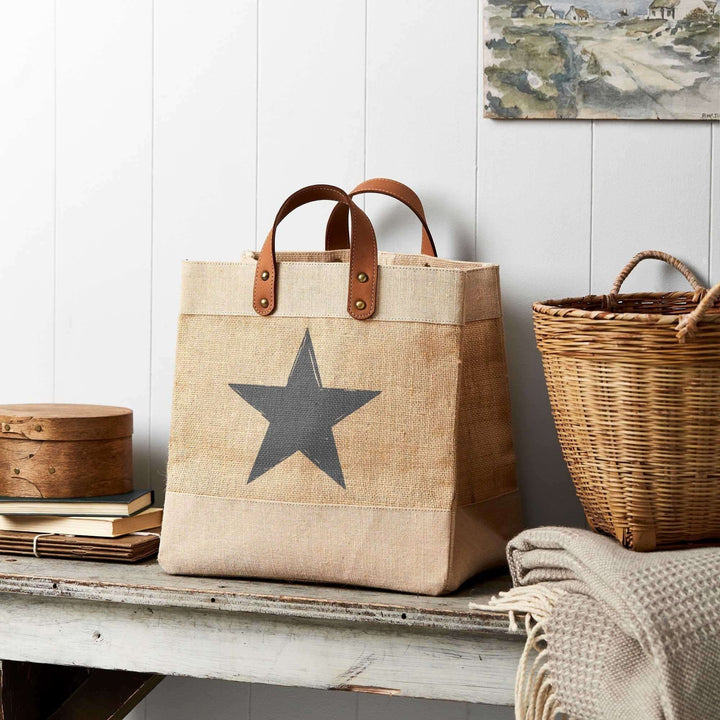 Star Studio Tote - Natural Jute