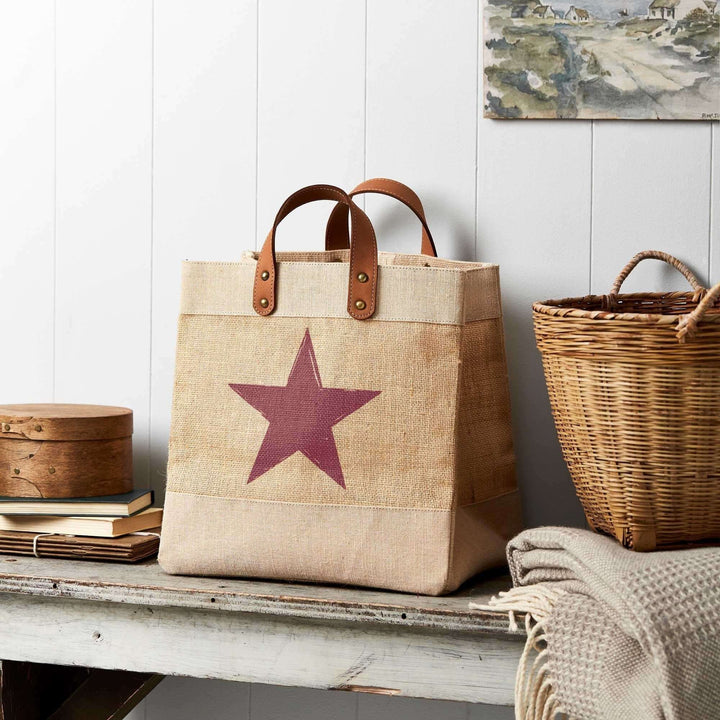 Star Studio Tote - Natural Jute