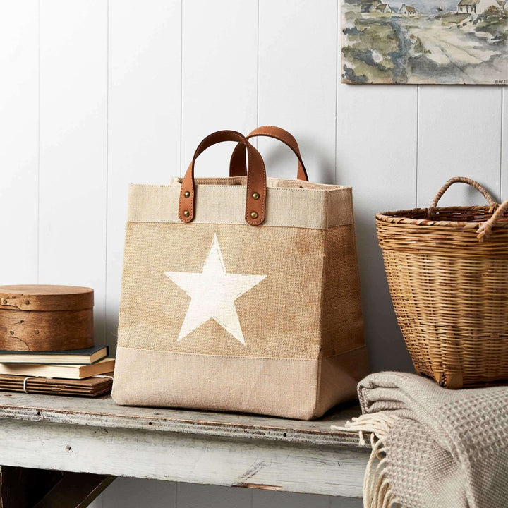 Star Studio Tote - Natural Jute