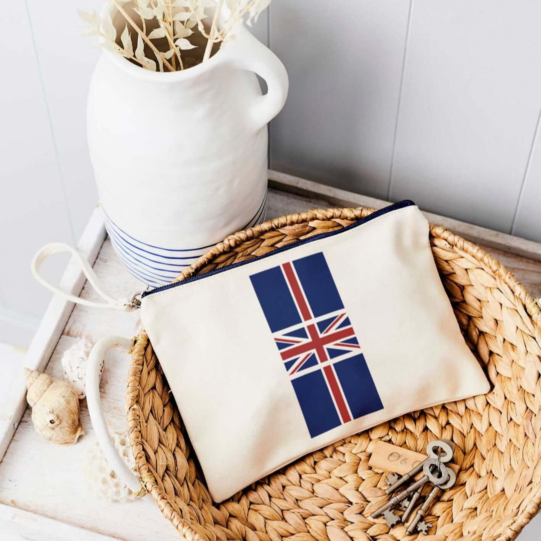Union Jack Canvas Pouch