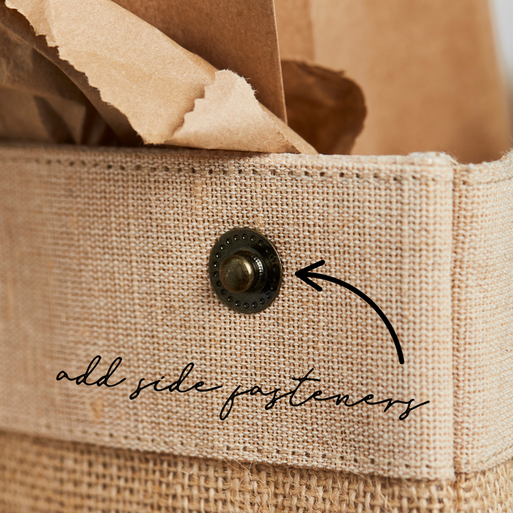 Letter Market Tote - Denim