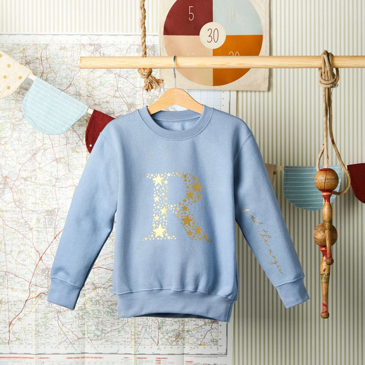 Secret Message Jumper - Sky Blue - Tillyanna