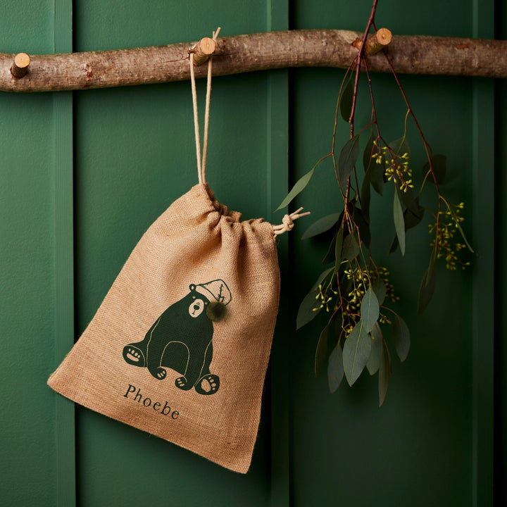 Personalised Christmas Sack - Small - Bear