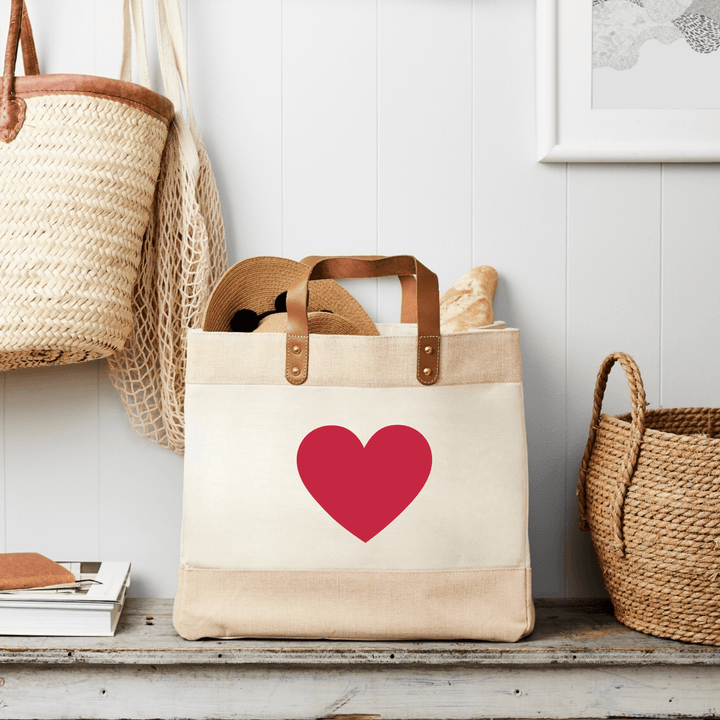 Valentine's Red Love Heart - Canvas