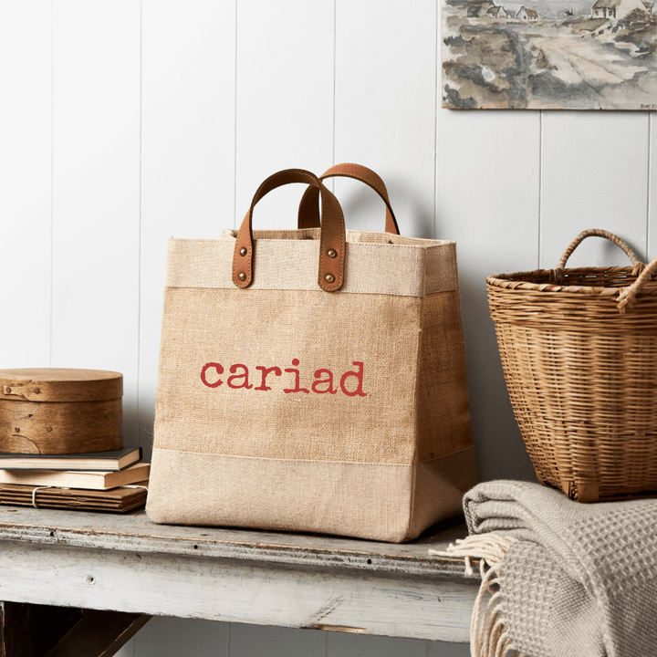 Cariad Studio Tote - Natural Jute