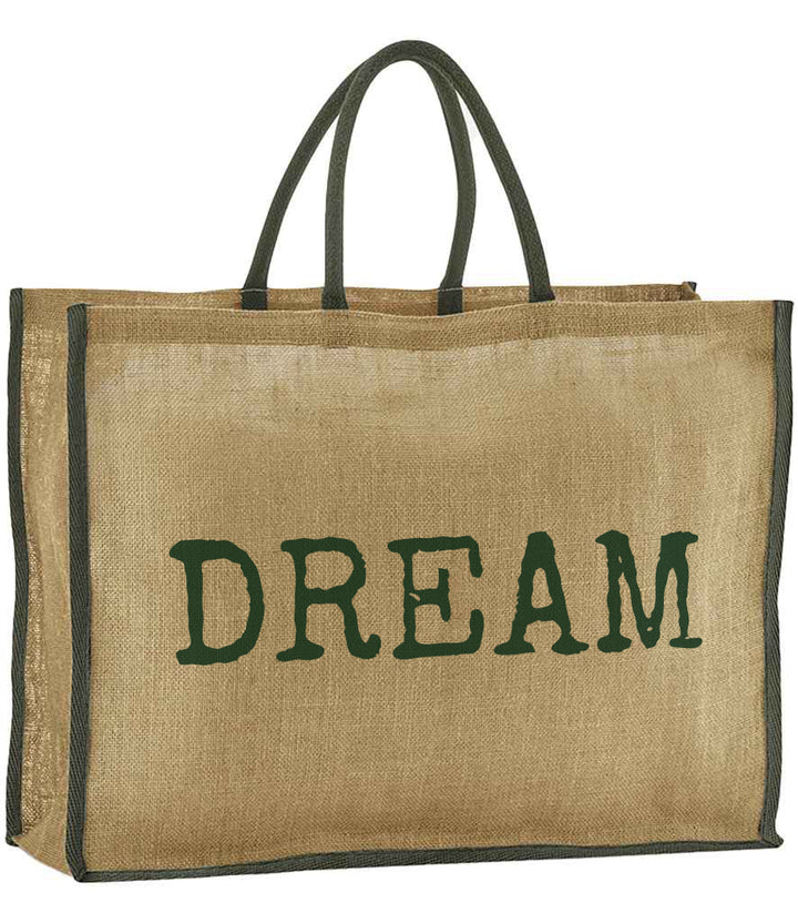 Personalised Festival Tote - Moss Green