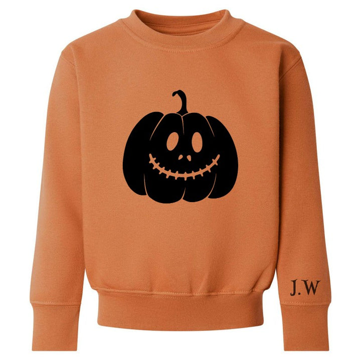Personalised Halloween Pumpkin Children's Sweater