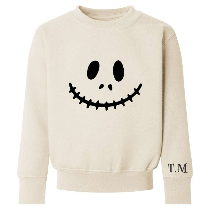 Personalised Halloween Pumpkin Face Children's Sweater