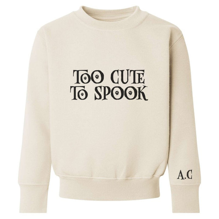 Personalised Halloween Too Cute To Spook Children's Sweater
