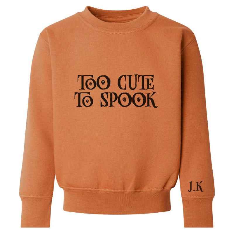 Personalised Halloween Too Cute To Spook Children's Sweater
