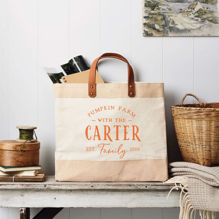 Family Halloween Tote - Pumpkin Farm