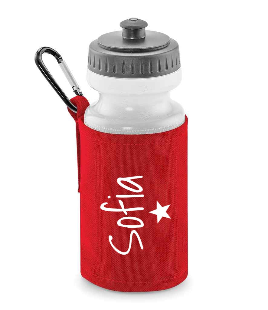 Personalised Water Bottle & Holder