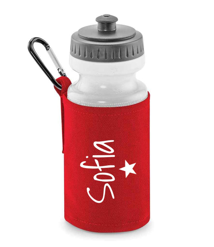 Personalised Water Bottle & Holder