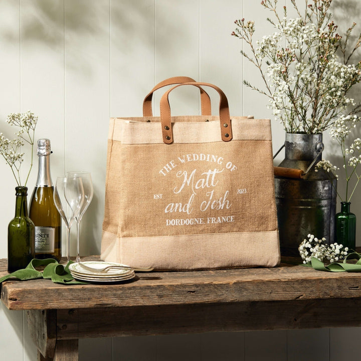 The Wedding Market Tote - Natural Jute