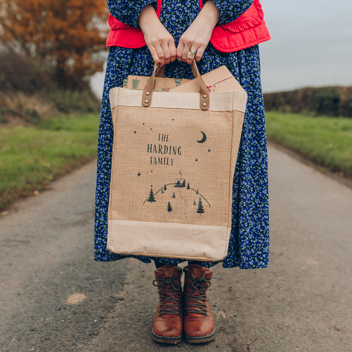 Personalised Christmas Residence Tote