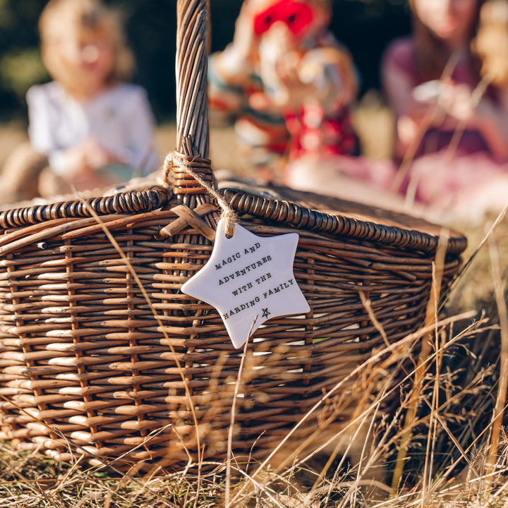 Family Picnic Wicker Basket