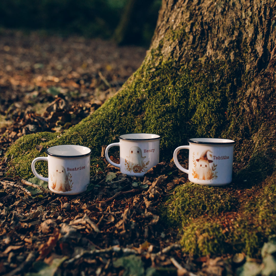 Personalised Halloween Ghost Mugs