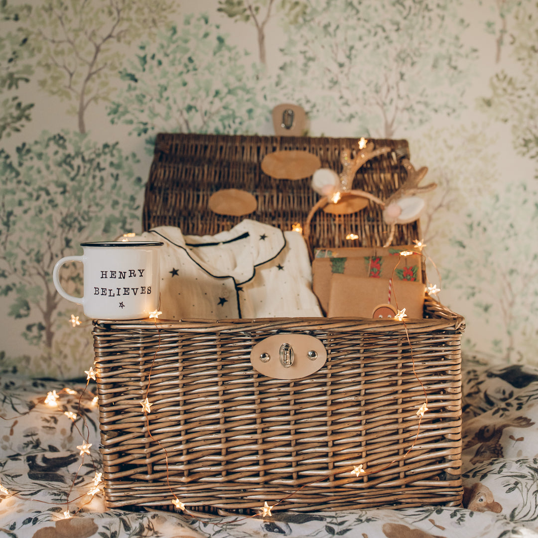 Personalised Christmas Eve Hamper Basket