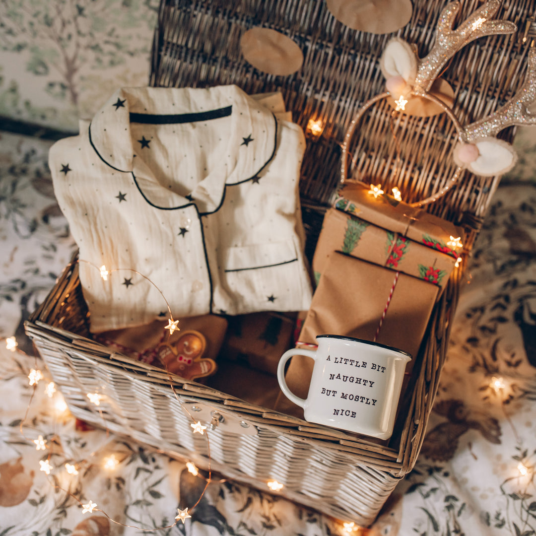 Personalised Christmas Eve Hamper Basket