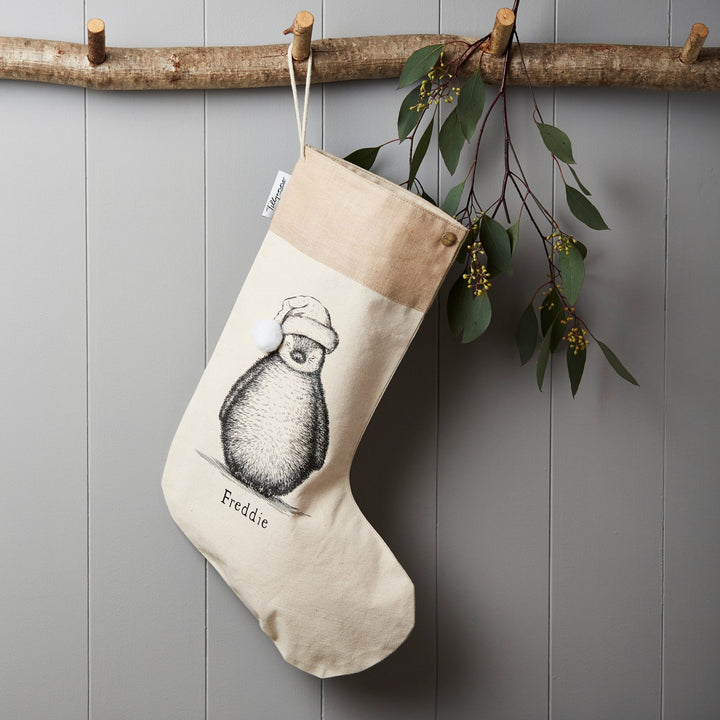 Personalised Christmas Stocking - Penguin - Tillyanna