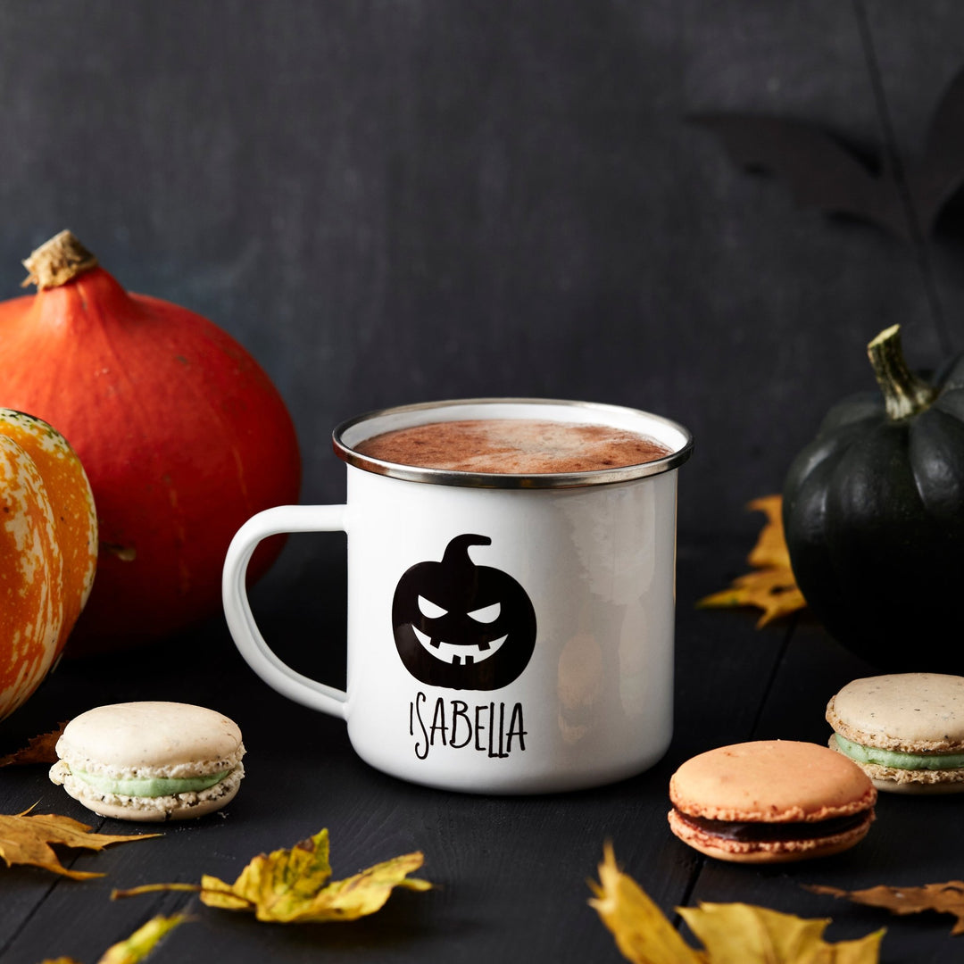 Personalised Halloween Pumpkin Mug - Tillyanna